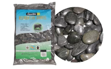 Polished Stone Black 5KG Bag 5-7cm Stones
