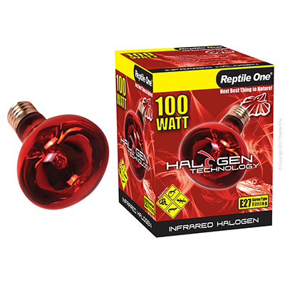Reptile One Halogen 100W Infrared Lamp Eqv 130W