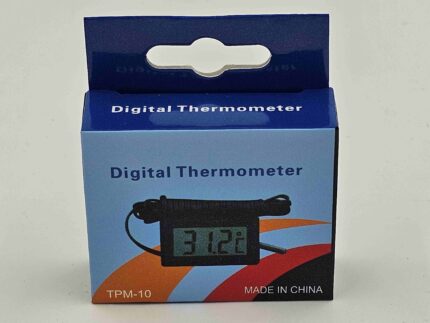 Digital Thermometer with probe - Black