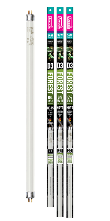 Arcadia T5 Tube 550mm D3 UVB 6% Forest 24W