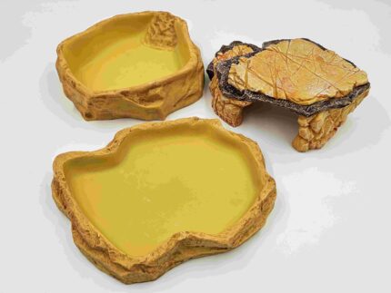 Large Critter Ledge Hide, Water Bowl and Feed Dish Pack