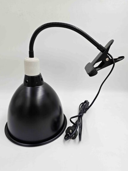 Long Neck Clamp Ceramic Socket W/Switch and 21cm Dome Pack