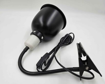 Long Neck Clamp Ceramic Socket W/Switch and 14cm Dome Pack